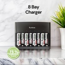 Uniross 8 Bay Charger