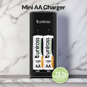 Uniross Mini AA Charger + 2 AA Batteries