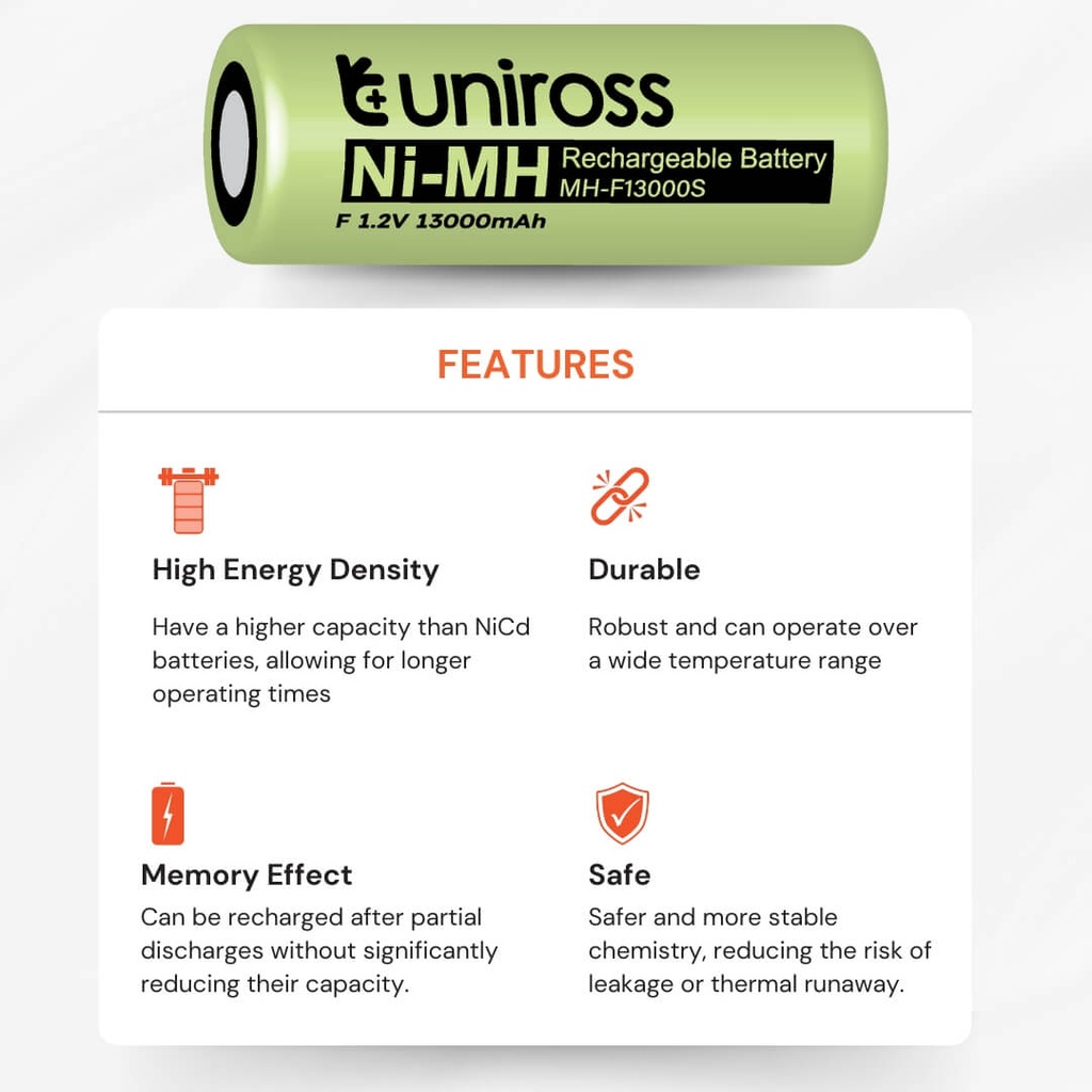 Uniross MH-F13000S_TB Nimh F Battery