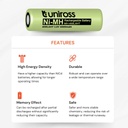 Uniross MH-400LAHT_WB Nimh LAHT (18700) Battery