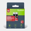 Uniross Ni-MH Rechargeable AA Battery 2100mAh (Pack of 2)