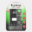 Uniross Quick Charge Battery Charger for AA & AAA Batteries - Efficient & Reliable