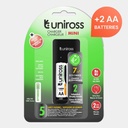 Uniross Mini Battery Charger AA / AAA (2xAA   Incl.)