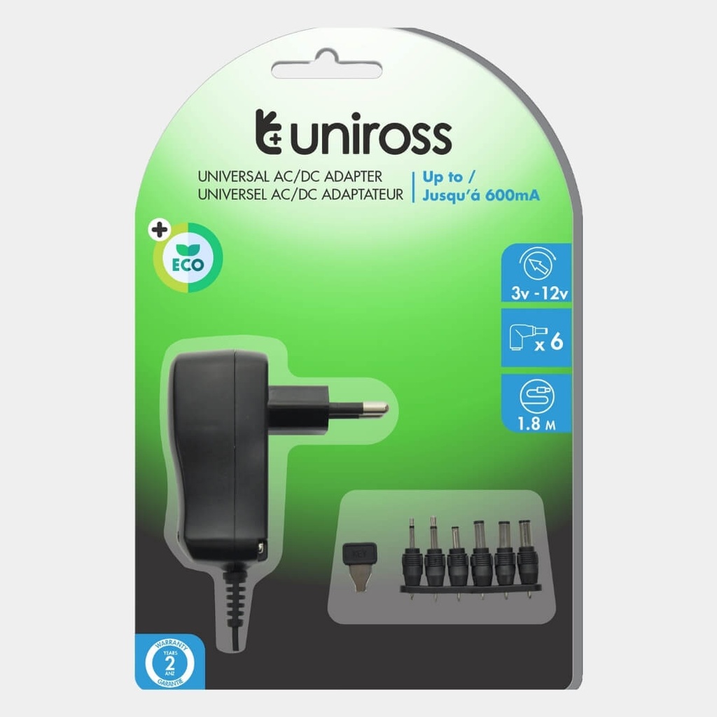 Uniross Universal Adapter 7.2W