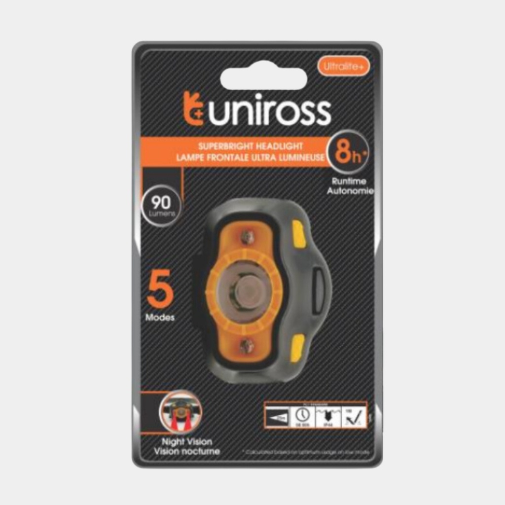 Uniross Ultralite + Superbright Headlight