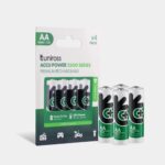 Uniross Ni-MH Rechargeable AA Battery 2500mAh (Pack of 4) | UH4AA2500