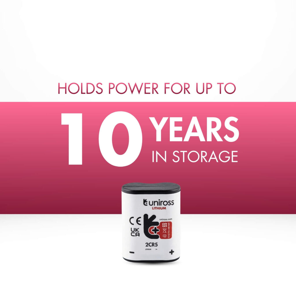 Uniross Cylindrical Lithium Battery 2CR5 (Blister de 1)