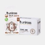 Uniross Hearing Aid Batteries A312 (Blister Of 6) | UZA6A312