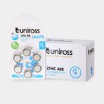 Uniross Hearing Aid Batteries A675 (Blister Of 6) | UZA6A675