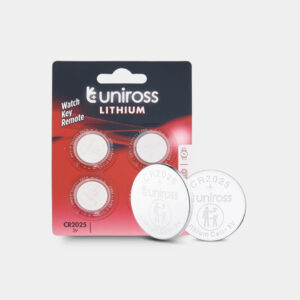 Uniross Lithium Coin Cells CR2025 (Blister of 4)