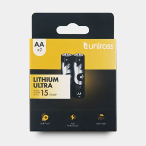 Uniross FR6 AA Ultra Lithium AA Battery (2 Pack)