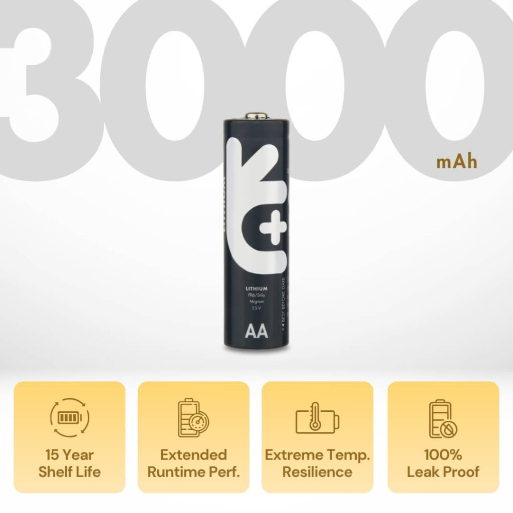 Uniross FR6 AA Ultra Lithium Battery (4 Pack)