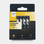 Uniross FR03 AAA Ultra Lithium Battery (4 Pack)