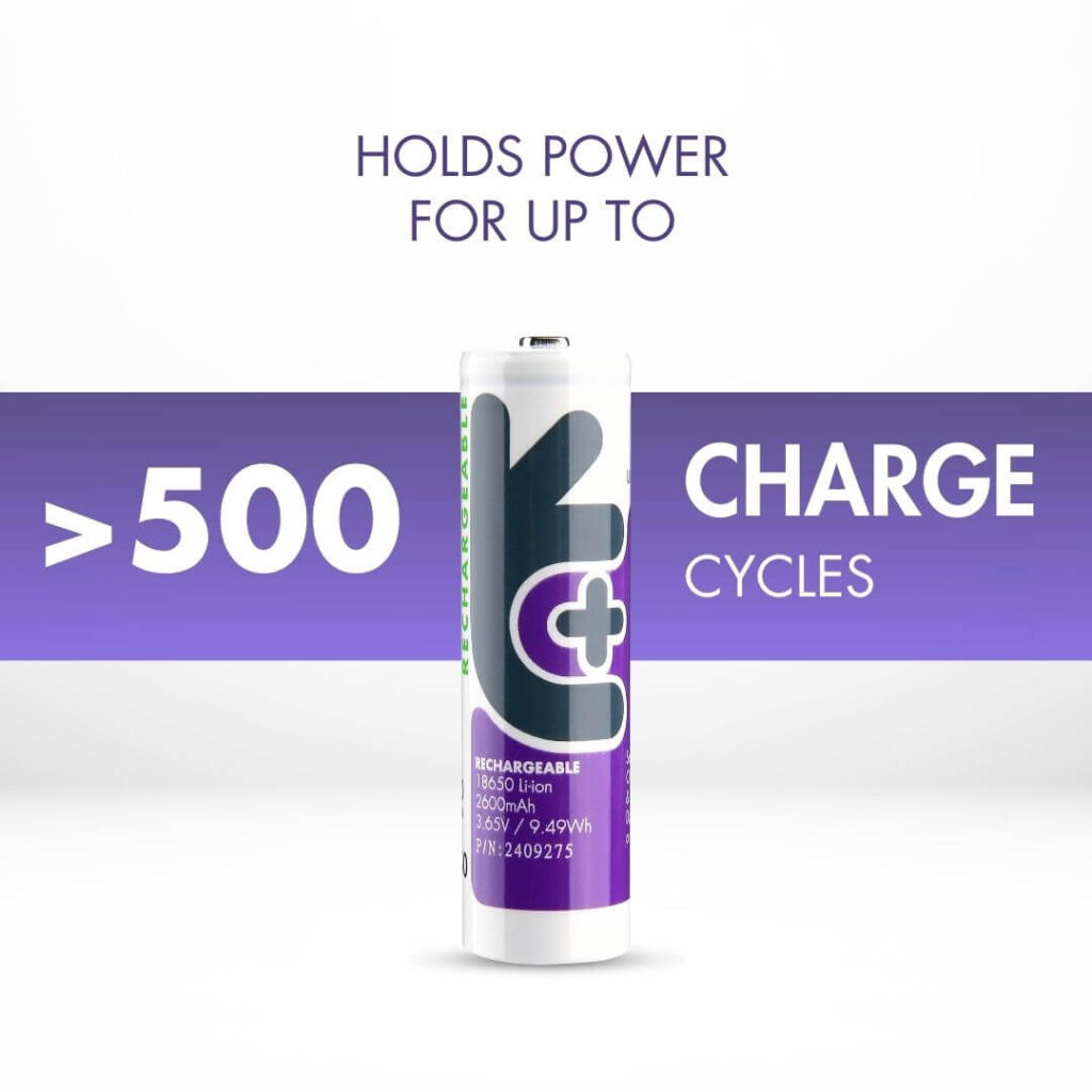 Uniross Li-ion 18650 2600mAh Battery (Pack 1) 4 Uniross Li-ion 18650 2600mAh Battery (Pack 1)