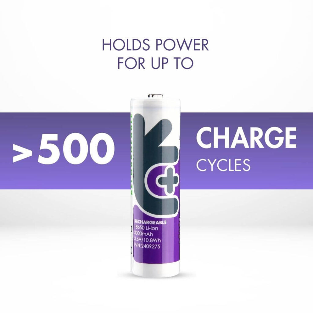 Uniross Li-ion 18650 3000mAh Battery (Pack 1) 2 Uniross Li-ion 18650 3000mAh Battery (Pack 1)