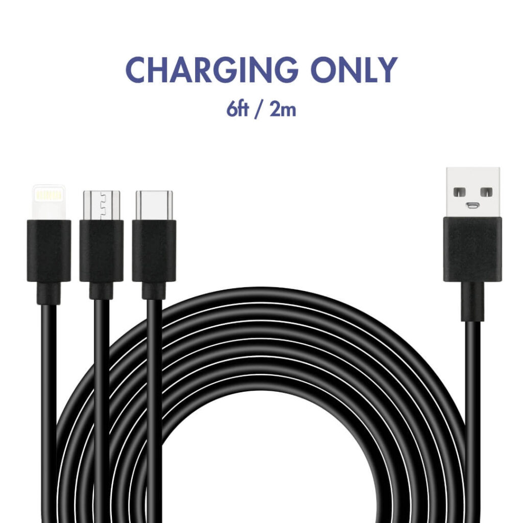 Uniross 3-in-1 Multifunction Charging Cable - 2m