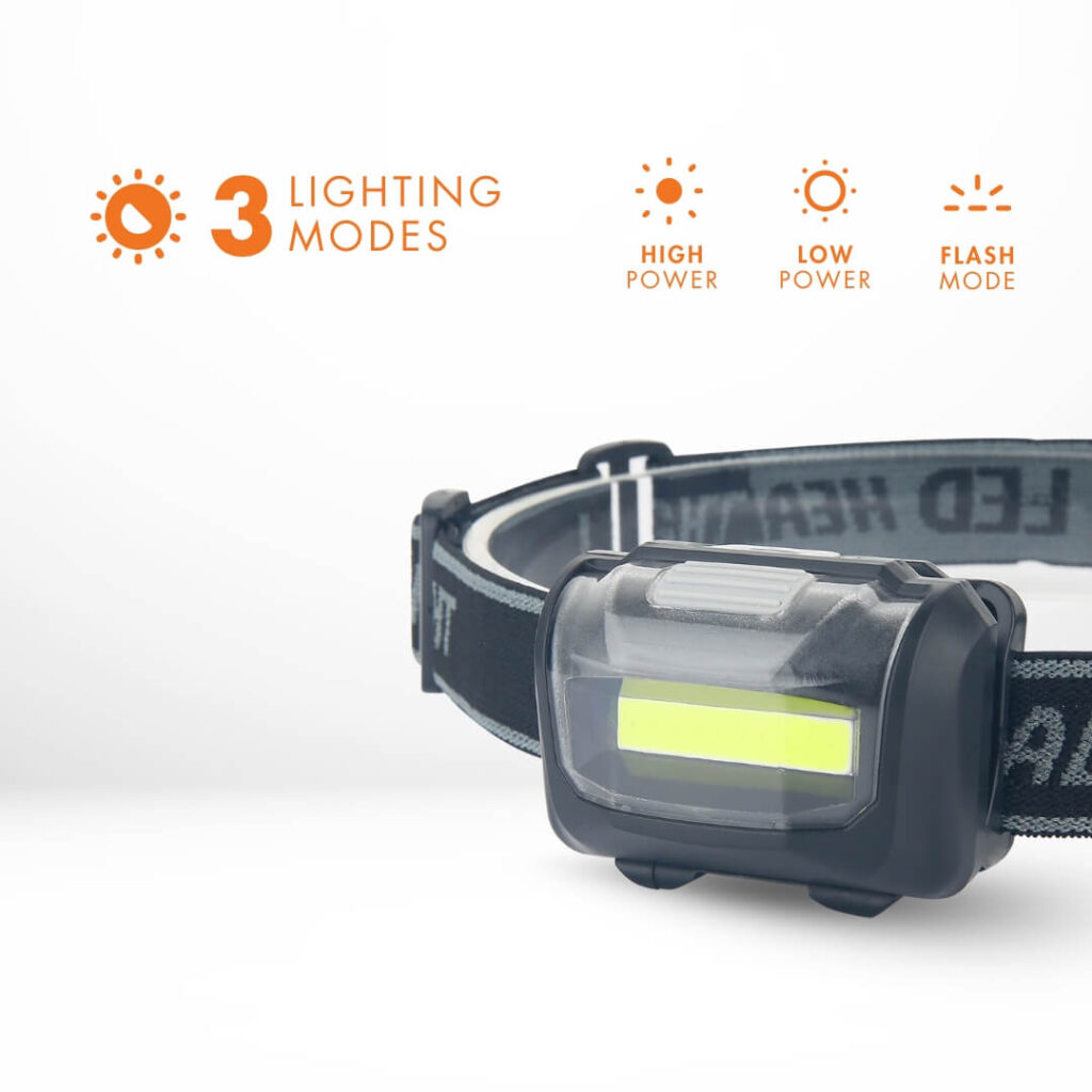 Uniross UltraLite Headlamp - 150LM 3 Uniross UltraLite Headlamp 3 Lighting Modes