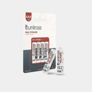 Uniross LR03 AAA Max Power Alkaline Battery