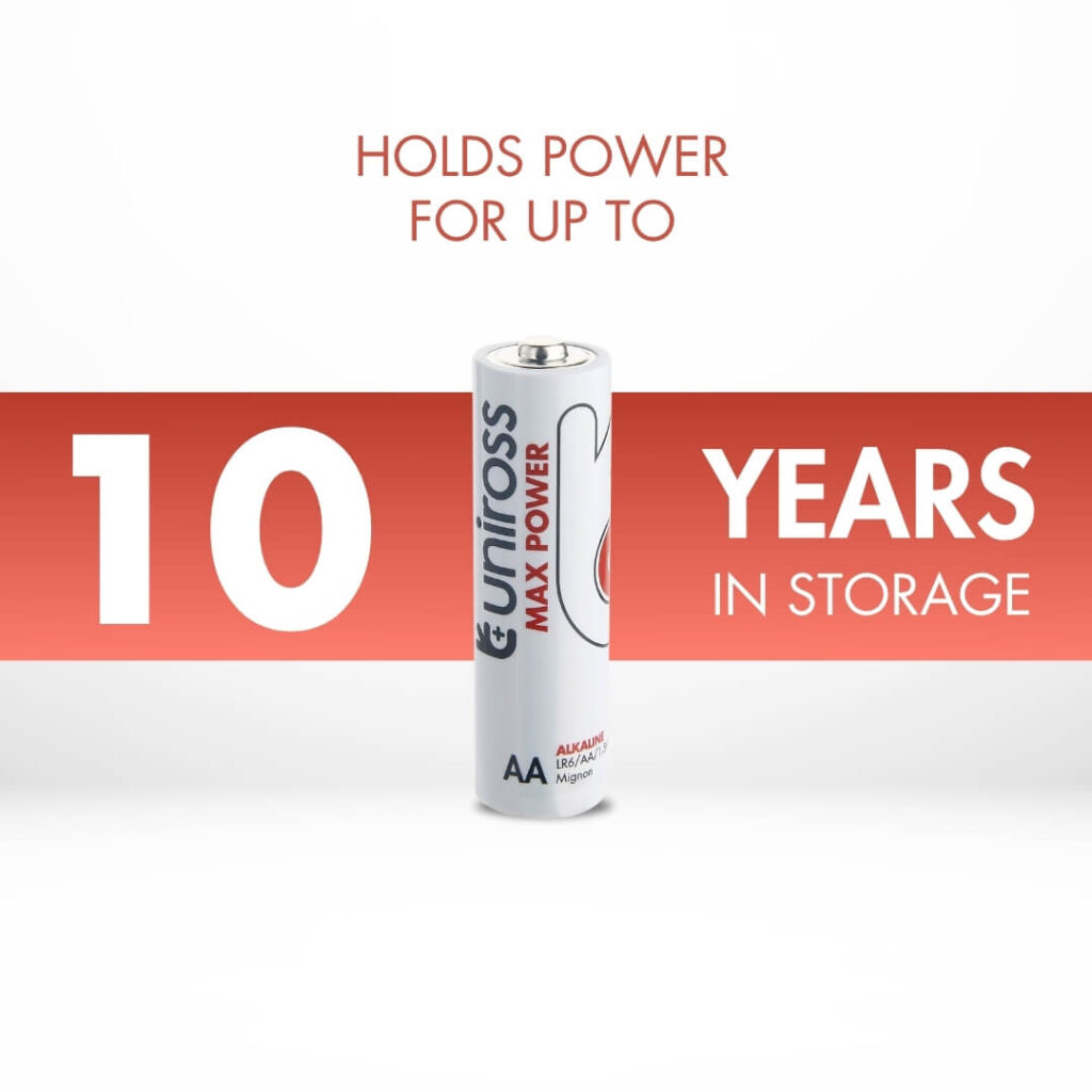 Uniross LR6 AA Max Power Alkaline Battery (Box 24)