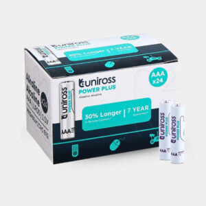 Uniross LR03 AAA Power Plus Alkaline Battery (Box 24) | UPPAAABX24