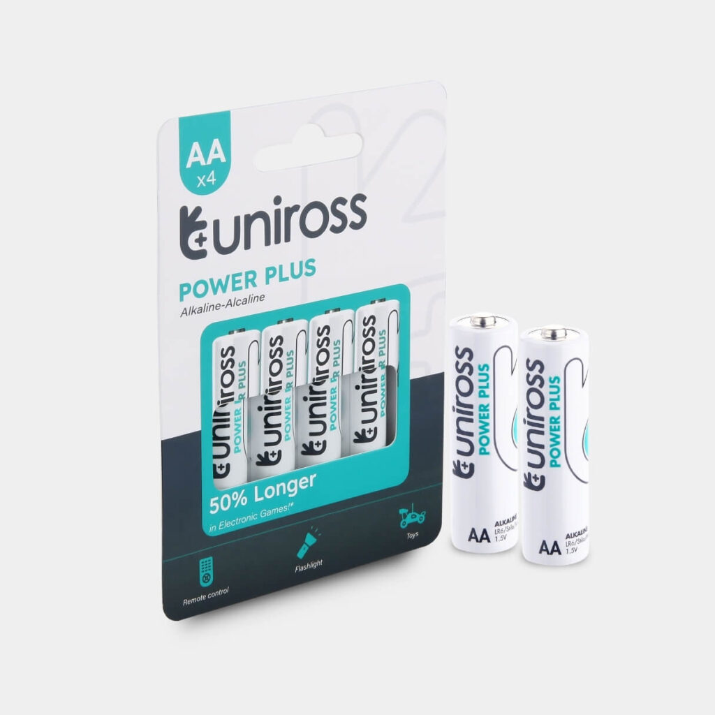 Uniross LR6 AA Power Plus Alkaline Battery