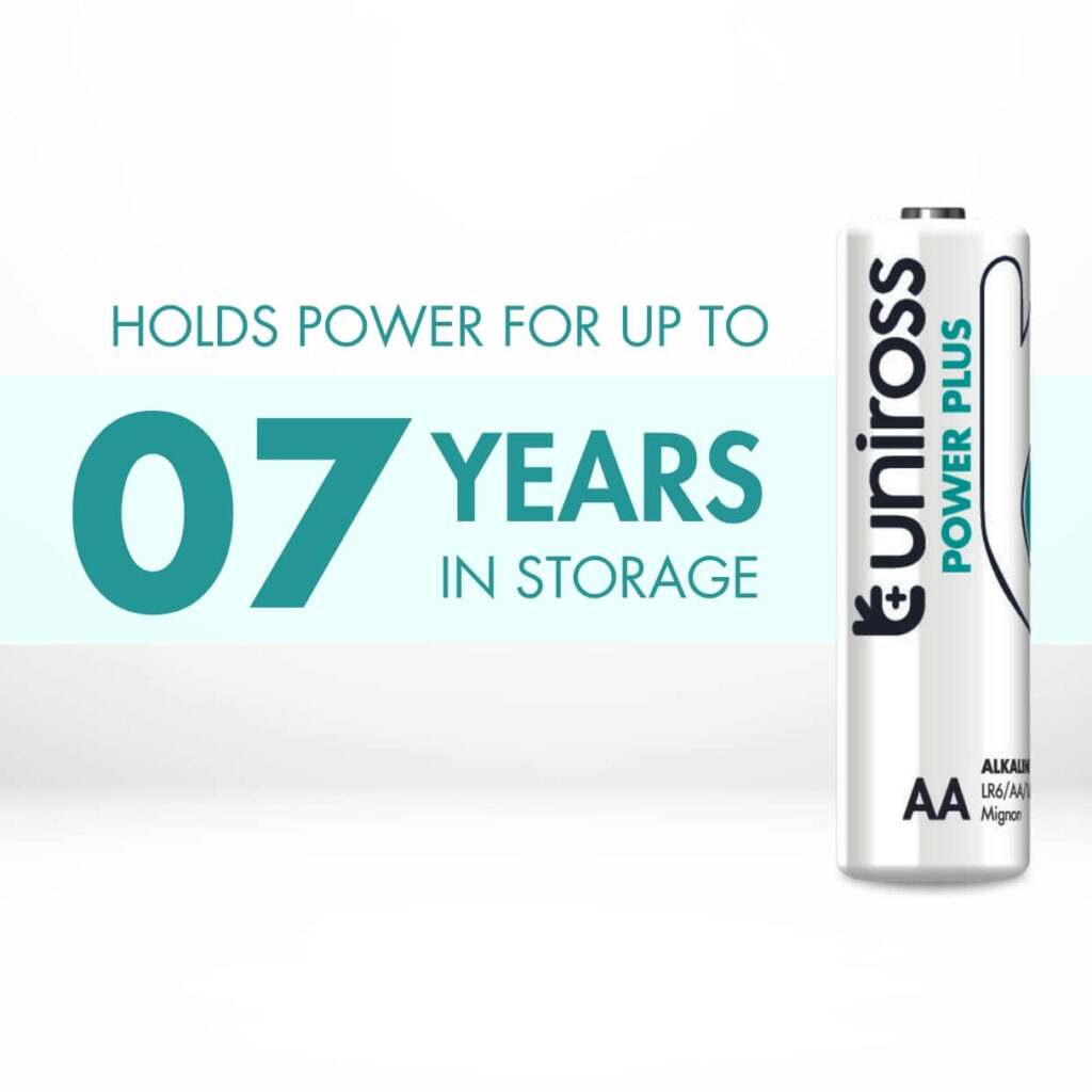 Uniross LR6 AA Power Plus Alkaline Battery (Pack 10) 3 Uniross LR6 AA Power Plus Alkaline Battery (Pack 10)