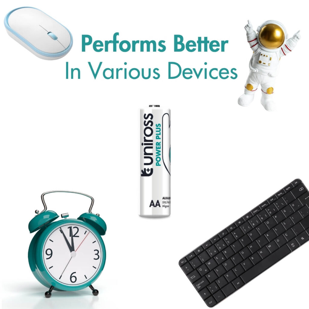 Uniross LR6 AA Power Plus Alkaline Battery (Pack 10) 4 Uniross LR6 AA Power Plus Alkaline Battery (Pack 10)