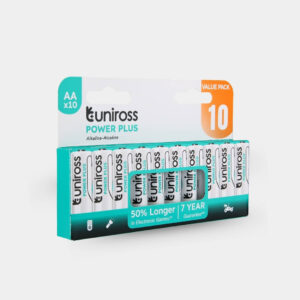 Uniross LR6 AA Power Plus Alkaline Battery (Pack 10)