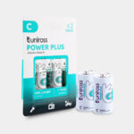 Uniross LR14 C Power Plus Alkaline Battery (Pack 2)