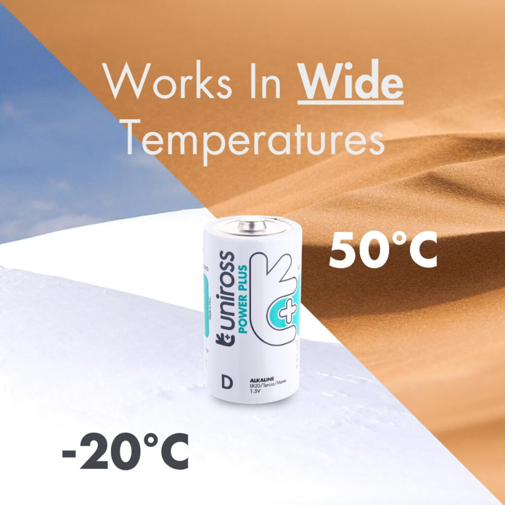Uniross LR20 D Power Plus Alkaline Battery (Pack 2) 5 Uniross LR20 D Power Plus Alkaline Battery (Pack 2)
