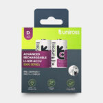 Uniross USB-C D 1.5V Rechargeable Battery (Pack 2)