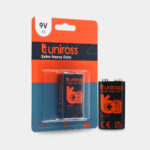Uniross 6F22 9V Heavy Duty Zinc Battery