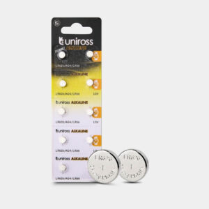 Uniross Alkaline Coin Cells AG04 (Blister of 10)