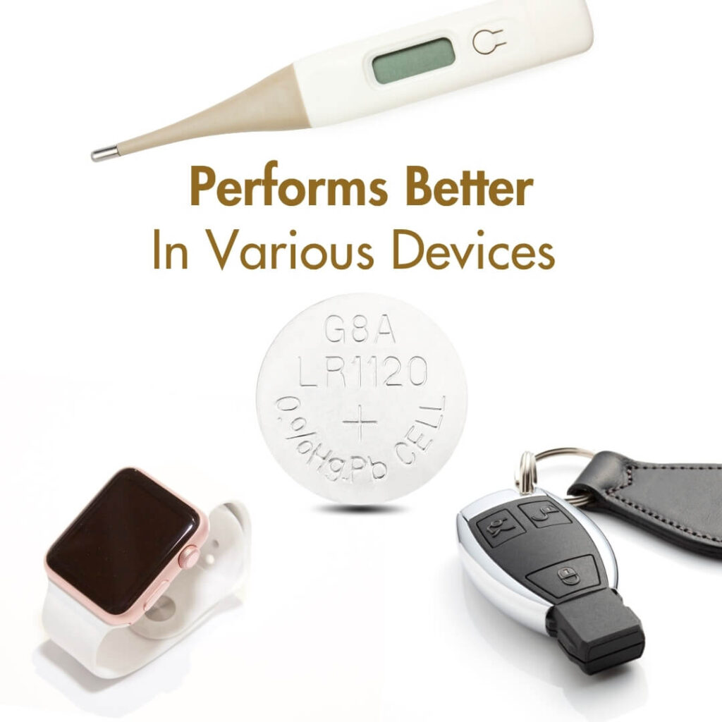 Uniross Alkaline Coin Cells AG08 (Blister of 10) 4 Uniross Alkaline Coin Cells AG08 (Blister of 10)