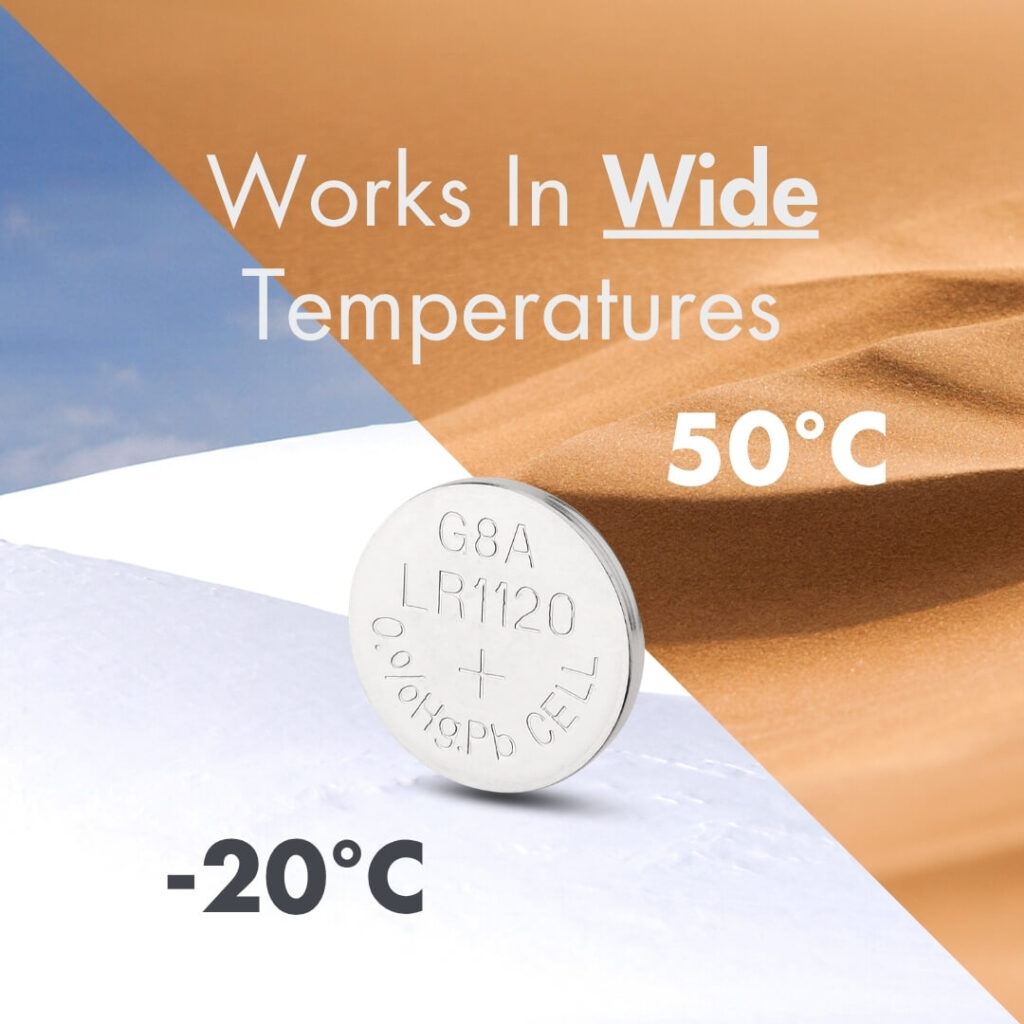 Uniross Alkaline Coin Cells AG08 (Blister of 10) 6 Uniross Alkaline Coin Cells AG08 (Blister of 10)