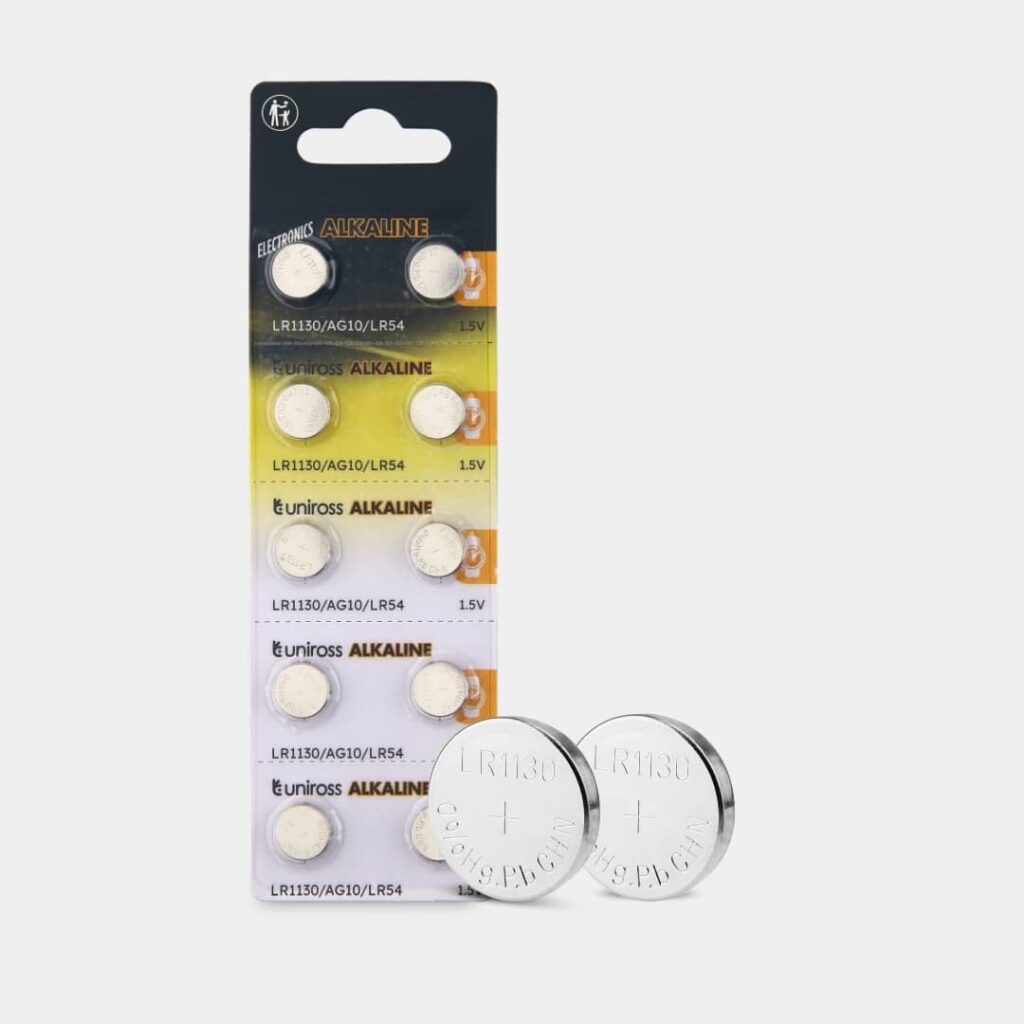 Uniross Alkaline Coin Cells AG10 (Blister of 10) (1)