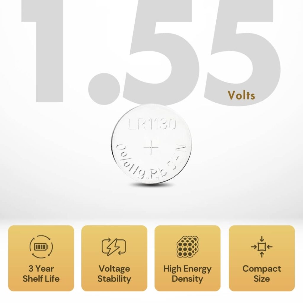 Uniross Alkaline Coin Cells AG10 (Blister of 10) 2 Uniross Alkaline Coin Cells AG10 (Blister of 10)