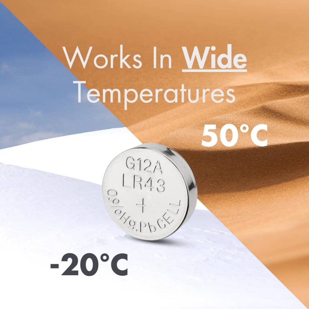 Uniross Alkaline Coin Cells AG12 (Blister of 10) 6 Uniross Alkaline Coin Cells AG12 (Blister of 10)