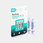 Uniross LR03 AAA Power Plus Alkaline Battery (Pack 4)