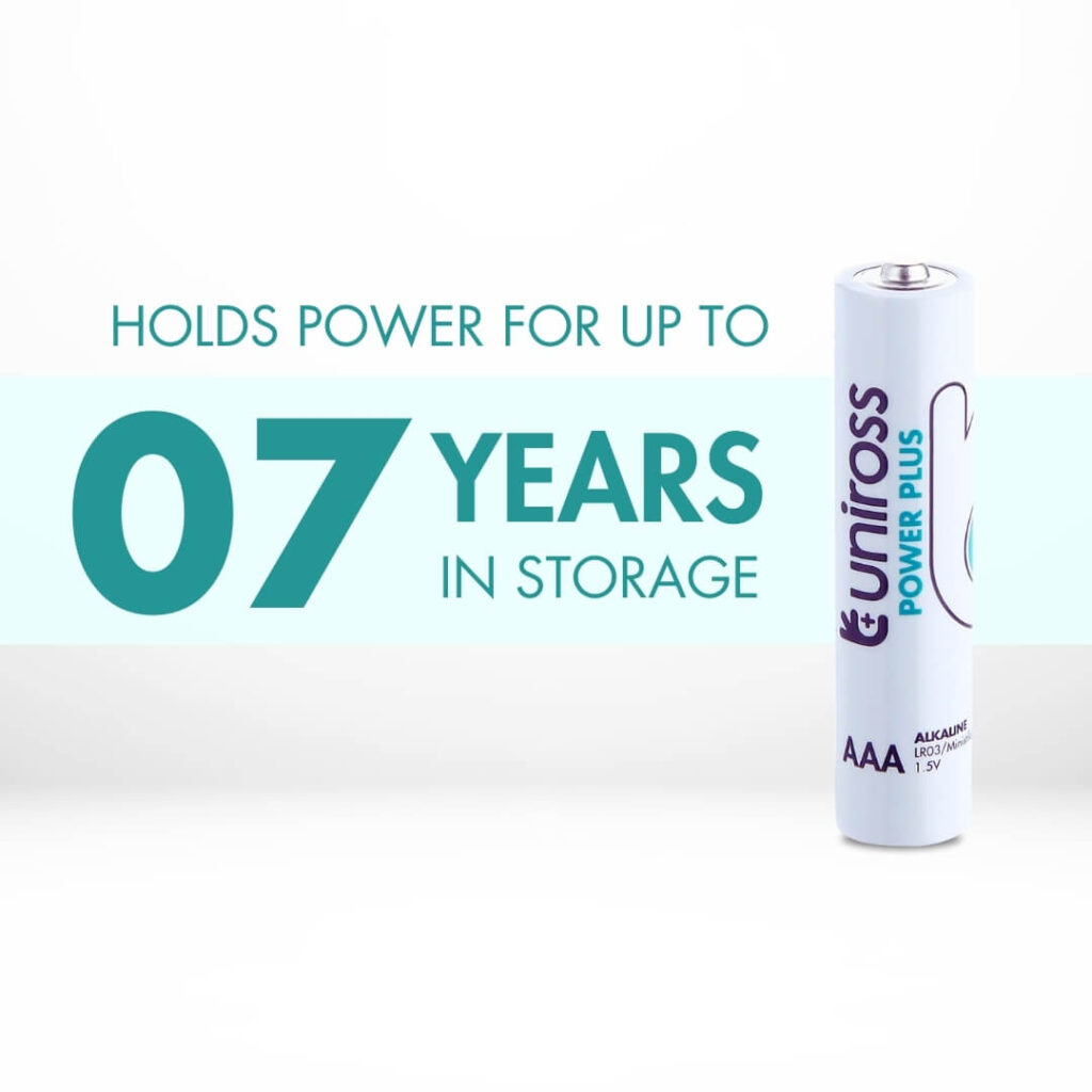 Uniross AAA Power Plus Alkaline Batteries (Blister 2)