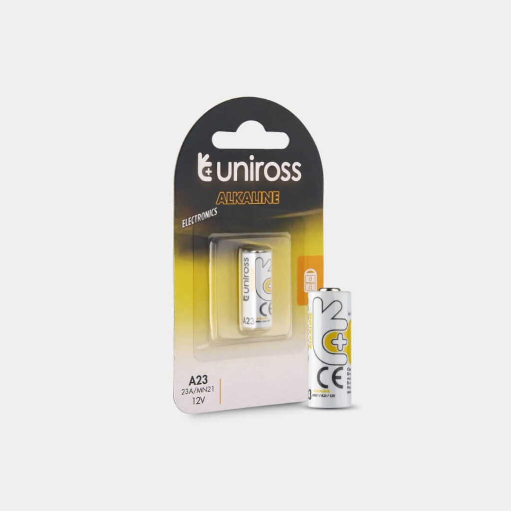 Uniross Micro-Alkaline Battery U1A23 (Blister of 1) 1 Uniross Micro-Alkaline Battery U1A23 (Blister of 1)