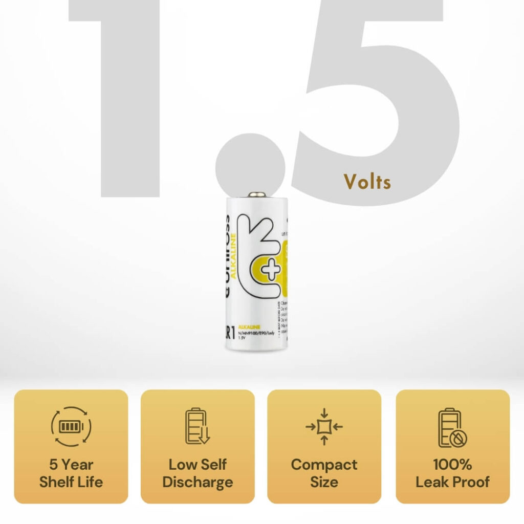 Uniross Micro-Alkaline Battery U1LR1 (Blister of 1)