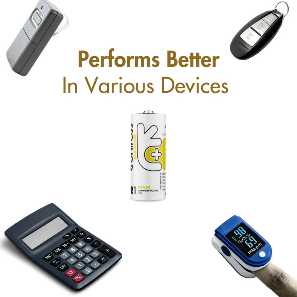 Uniross Micro-Alkaline Battery U1LR1 (Blister of 1)