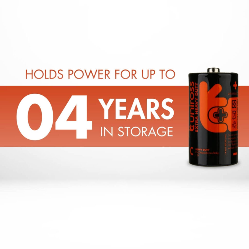 Uniross R14 C Heavy Duty Zinc Battery (Blister 2) 3 Uniross R14 C Heavy Duty Zinc Battery (Blister 2)