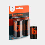 Uniross R20 D Heavy Duty Zinc Battery (Blister 2) | UEDD2