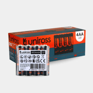 Uniross R6 AA Heavy Duty Zinc Battery (Box 40)