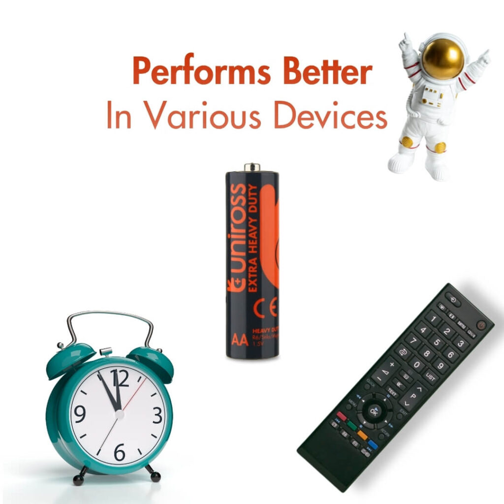 Uniross R6 AA Heavy Duty Zinc Battery (Blister Pack 10) 5 Uniross R6 AA Heavy Duty Zinc Battery (Blister Pack 10)