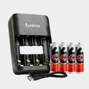 Uniross Value Battery Charger + 4AA