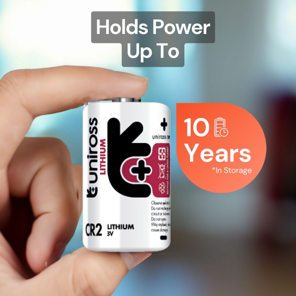 Uniross Cylindrical Lithium Battery CR2 (Blister of 1)