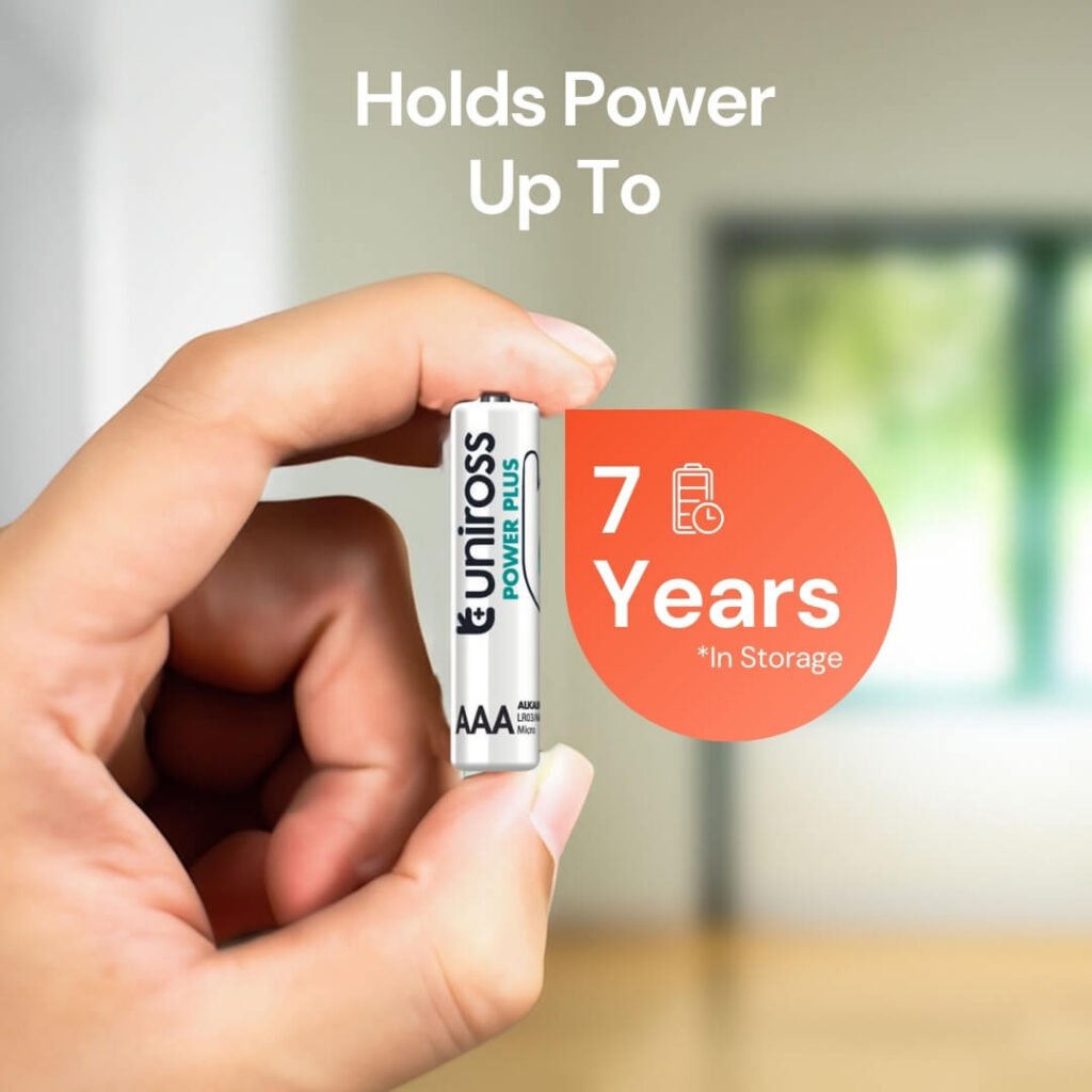 Uniross LR03 AAA Power Plus Alkaline AAA Battery (Box 40)
